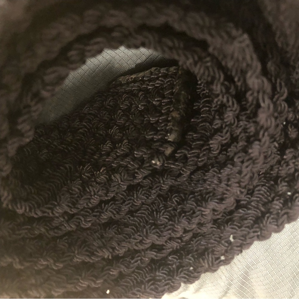 Black Knit Men's Belt fancy sour buckle  - Classic Casual Style